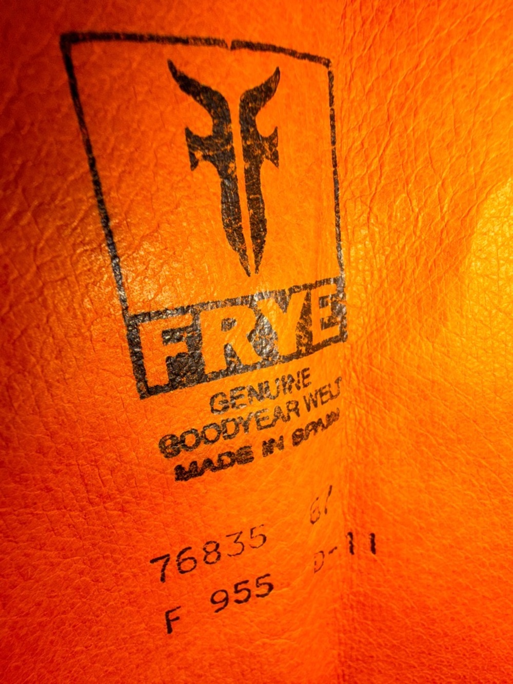 Frye Dorado Knee High Riding Boots- VINTAGE Size 6 - Picture 9 of 10
